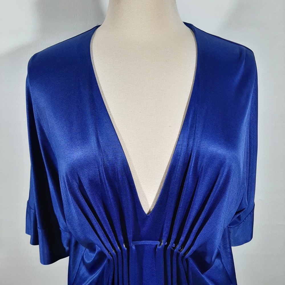Roberto Cavalli cobalt blue dress 46 - Picture 3 of 16
